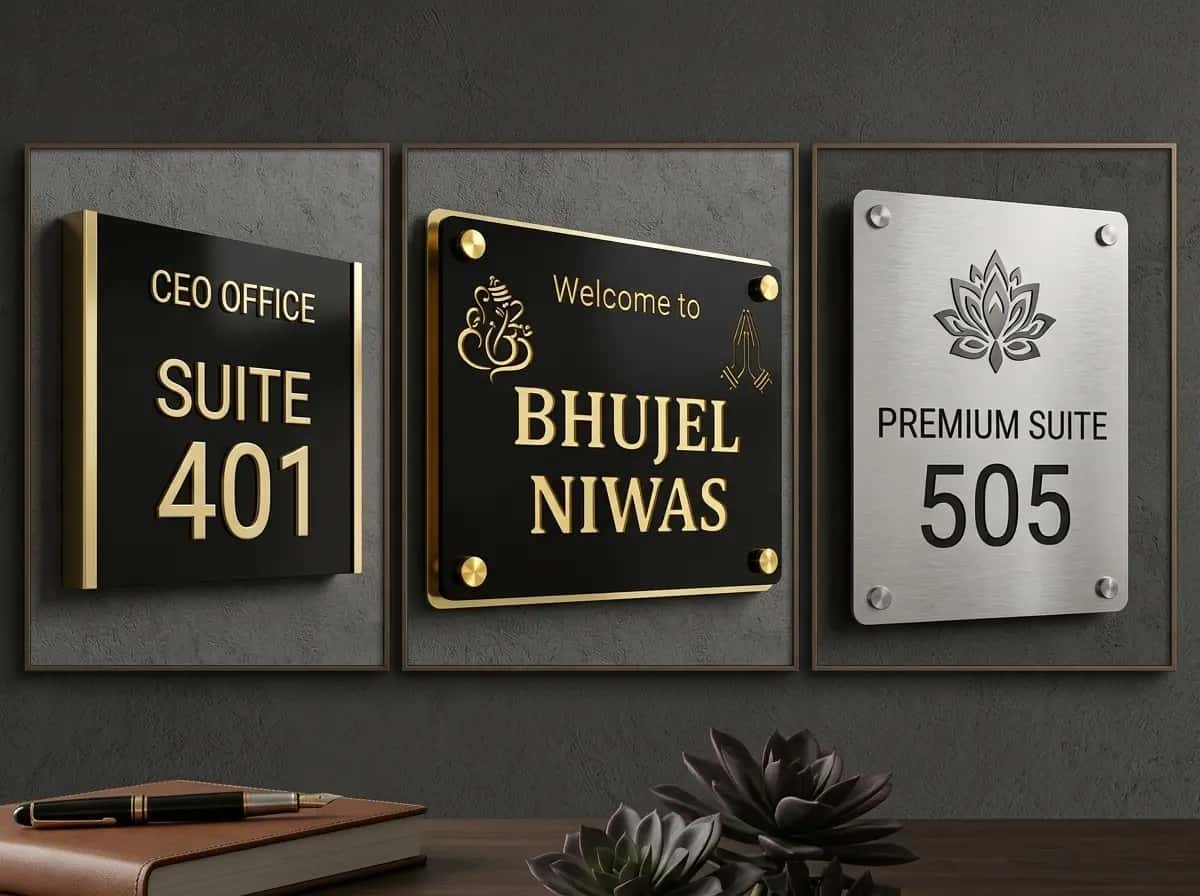 Customized Home & Office Nameplate