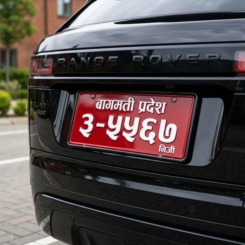 3D Vehicle Number Plate