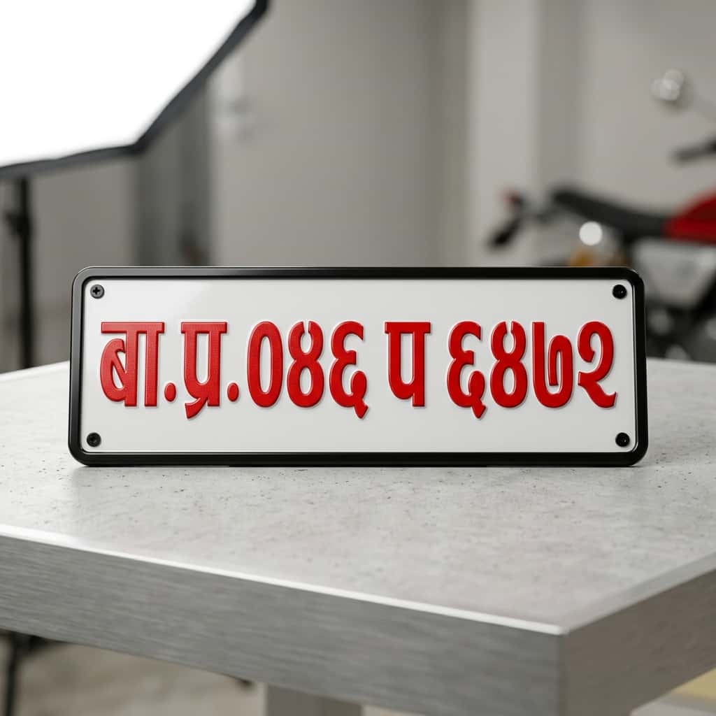 3D Vehicle Number Plate image thumbnail 2